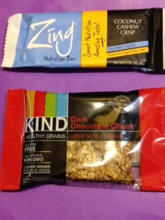 I am a fan of LaraBars® but also tried Zing® bars. For me, Lara wins. Kind® are very good also, with lots of flavors, and many loaded with heart-healthy nuts.