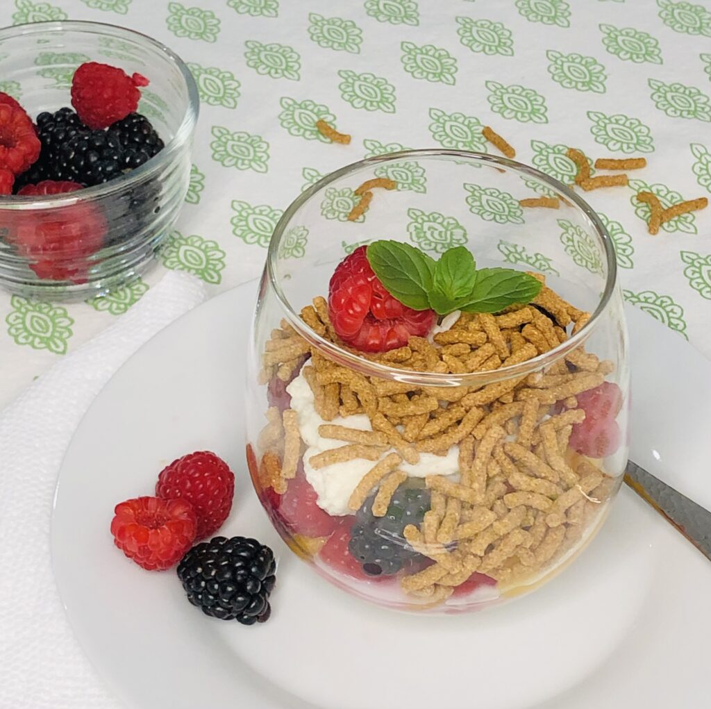 Fruit Cup with Fiber One™ Cereal Ricotta Crunch